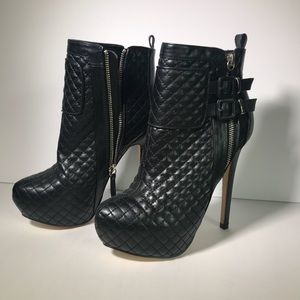 Super stylish black booties